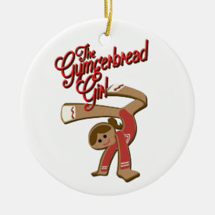 The Gymgerbread Girl - Christmas 2017 Ceramic Ornament
