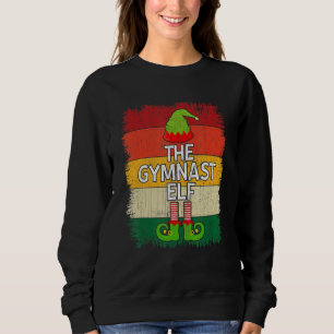 The Gymnast Elf Matching Group Christmas Party Paj Sweatshirt