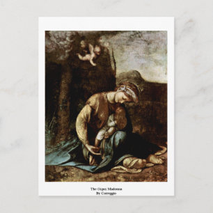 The Gypsy Madonna By Correggio Postcard