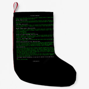 The Hacker's Manifesto Small Christmas Stocking