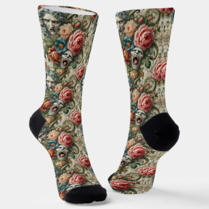 The Hag & the Howl – Gothic Victorian Tapestry Socks