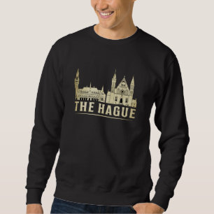 The Hague City Cityscape Skyline Trip Funny Gift Sweatshirt