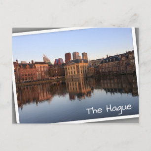 The Hague skyline in the Netherlands Postcard