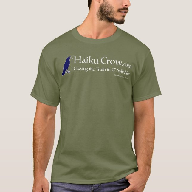 The Haiku Crow T-Shirt (Front)