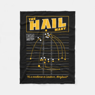 The Hail Mary - Washington Fleece Blanket