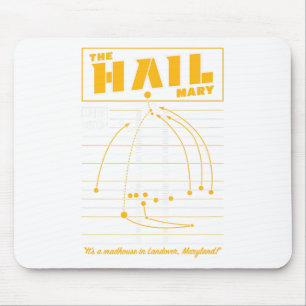 The Hail Mary - Washington Mouse Pad