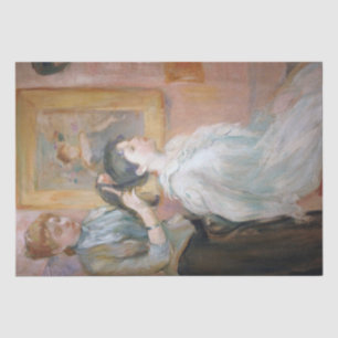 The Hairstyle (by Berthe Morisot) Tissue Paper