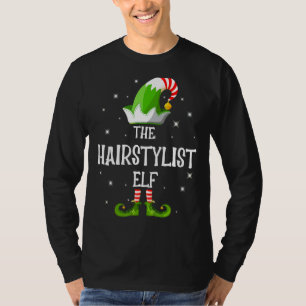 The Hairstylist Elf Family Matching Group Christma T-Shirt