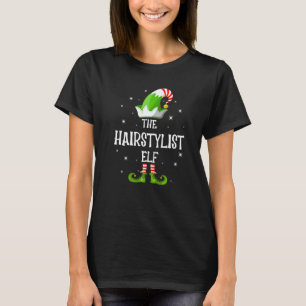 The Hairstylist Elf Family Matching Group Christma T-Shirt