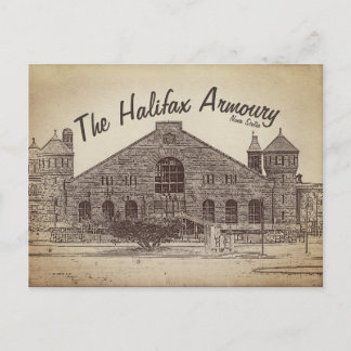 The Halifax Armoury Postcard