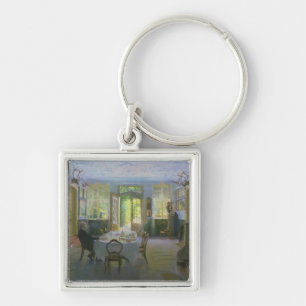 The Hall of the Manor House in Waltershof, 1894 Key Ring