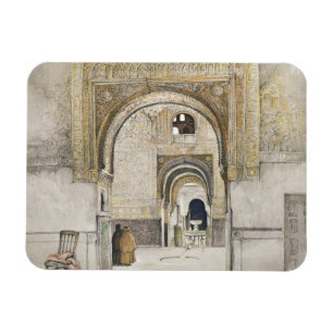 The Hall of the Two Sisters (Sala de las dos Herma Magnet