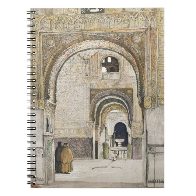 The Hall of the Two Sisters (Sala de las dos Herma Notebook (Front)