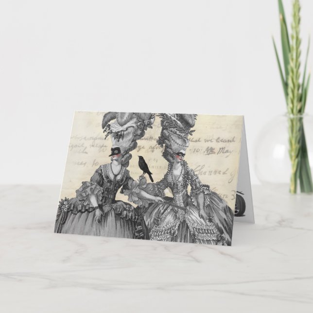 The Halloween Ball Card (Front)