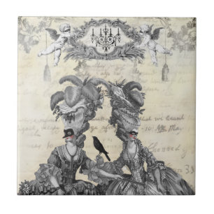 The Halloween Ball Ceramic Tile