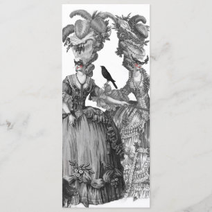 The Halloween Ball Menu card