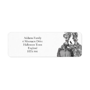 The Halloween ball Return Address Label