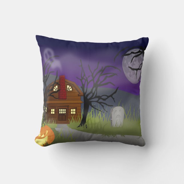 The Halloween Fog - Cushion (Front)