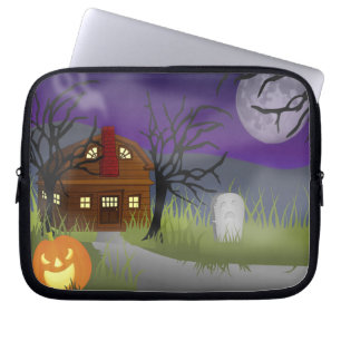 The Halloween Fog- Laptop Sleeve