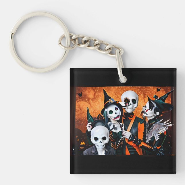 The Halloween Holdouts Key Ring (Front)