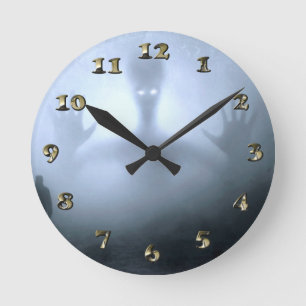 The Halloween Nightmare Round Clock