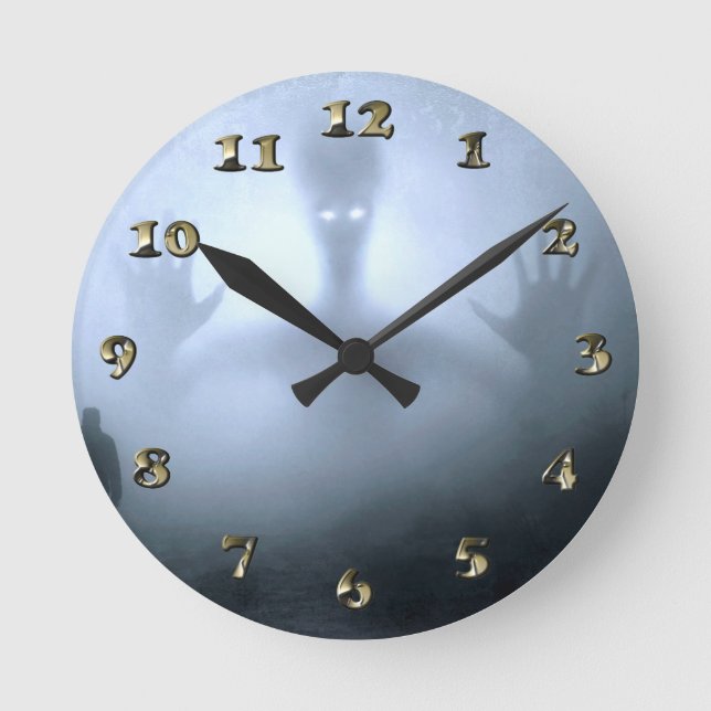 The Halloween Nightmare Round Clock (Front)