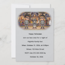 The Halloween Racoon Bandits