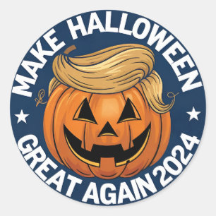 The Halloween Trump Pumpkin Sticker