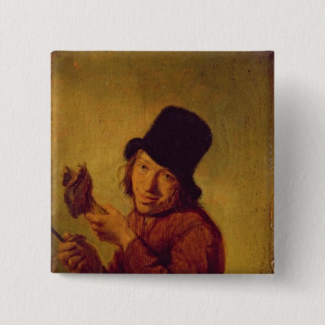 The Ham Eater 15 Cm Square Badge (Front)