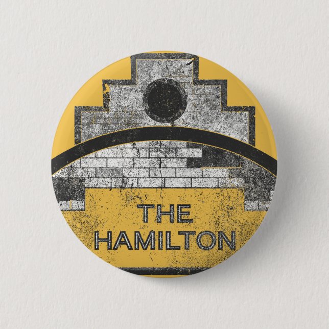 the hamilton 6 cm round badge (Front)