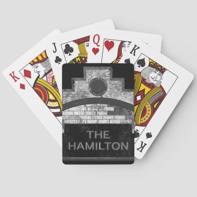 the hamilton playing cards (Back)