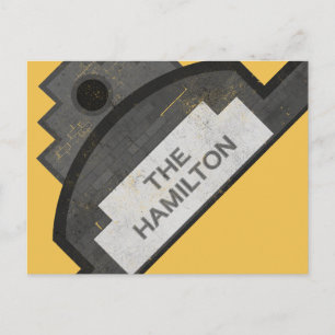 the hamilton signage postcard