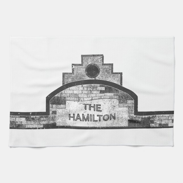 the hamilton tea towel (Horizontal)