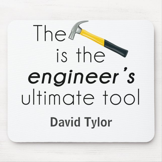 The Hammer Mouse Pad (Front)