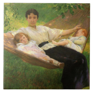 The Hammock (by Joseph DeCamp) Ceramic Tile