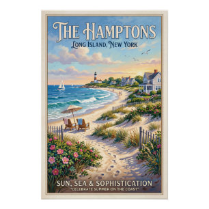 The Hamptons, USA  Poster