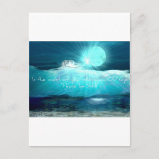 The Hand of God Inspirational Art Postcard