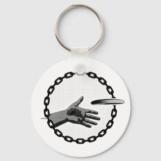 The Hand That Putts Key Ring