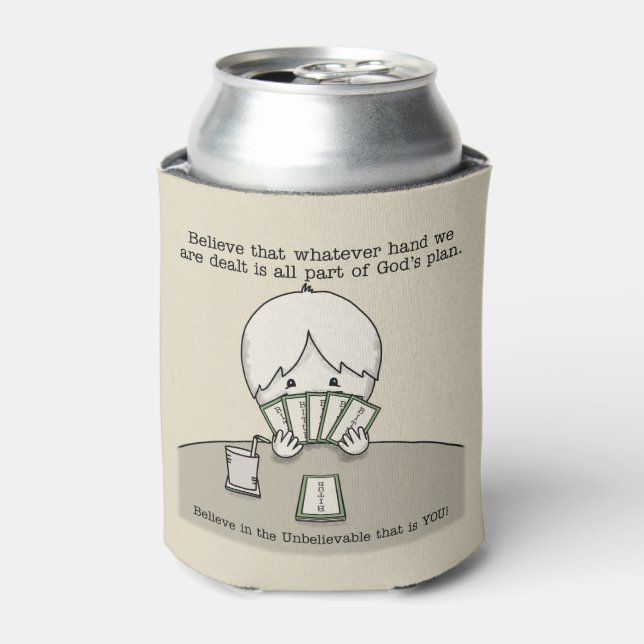 The Hand We're Dealt Can Cooler (Can Front)