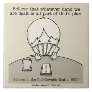 The Hand We're Dealt Ceramic Tile