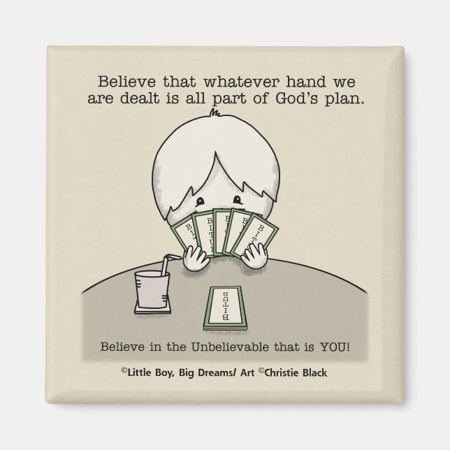 The Hand We're Dealt Magnet (Front)