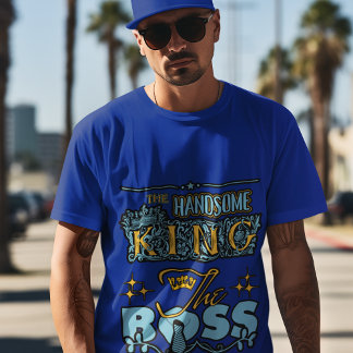 The handsome King, The Boss Men's Style Graphic  T-Shirt