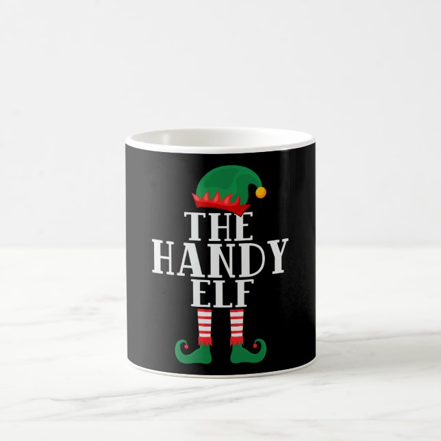 The Handy Elf Funny Christmas Coffee Mug (Center)