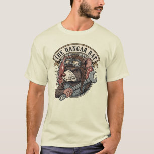 The Hangar Rat Aviation Mechanic T-Shirt