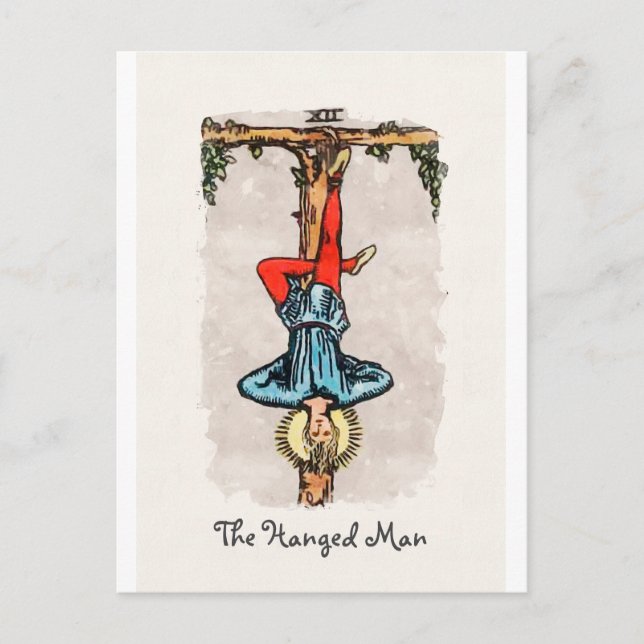 The Hanged Man Major Arcana Tarot Card Uncommon Go (Front)