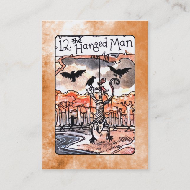 The Hanged Man Tarot Card (Front)