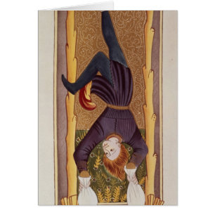 The Hanged Man, tarot card, French