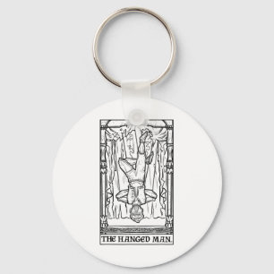 The Hanged Man Tarot Card Halloween Marionette Spo Key Ring