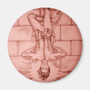 The Hanged Man Tarot Card Magnet