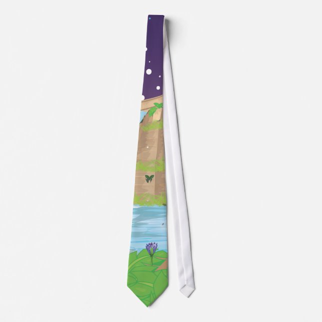 The Hanging Gardens of Babylon Tie (Front)